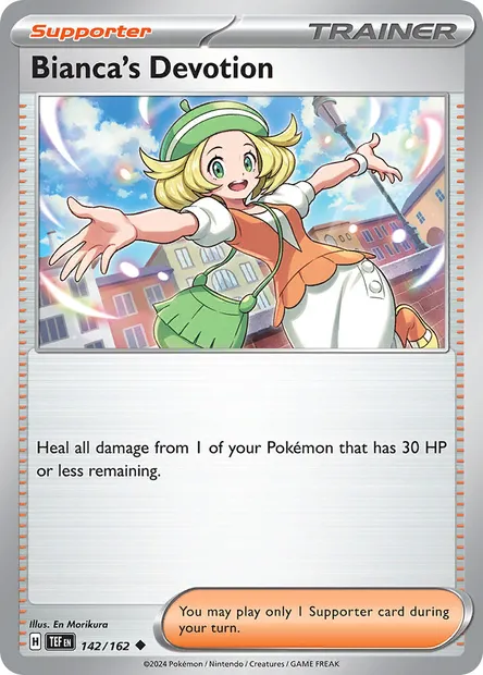 Bianca's Devotion, Pokémon card TEF 142 — Temporal Forces set