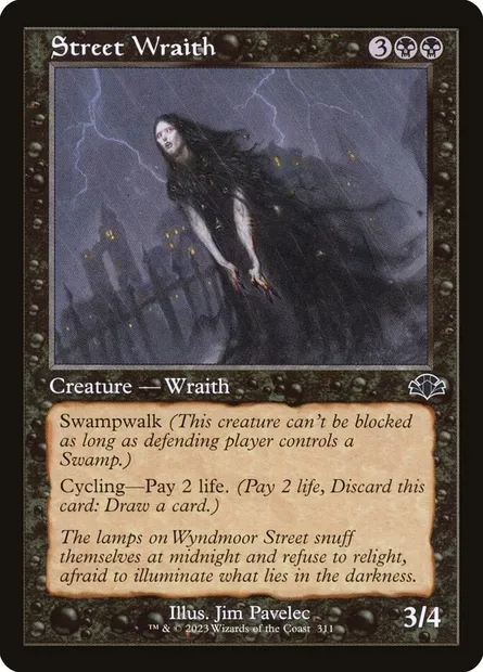 Street Wraith, Magic card DMR 311 — Dominaria Remastered set