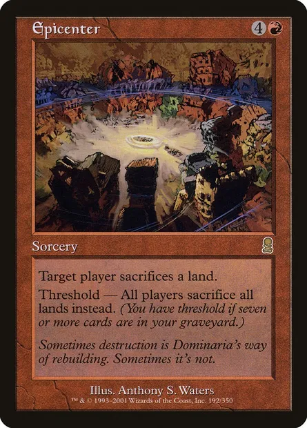 Epicenter, Magic card ODY 192 — Odyssey set