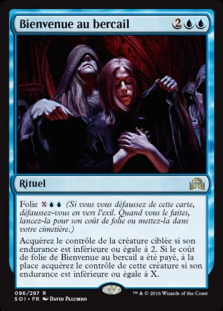 Bienvenue au bercail, carte Magic SOI 96 — extension Ténèbres sur Innistrad