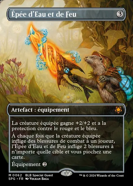 Épée d'Eau et de Feu, carte Magic SPG 62 — extension Special Guests