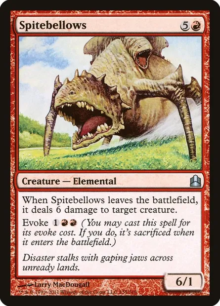 Spitebellows, Magic card CMD 135 — Commander 2011 set