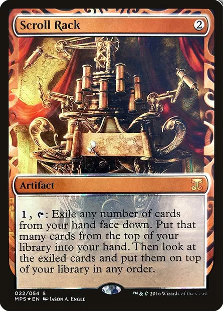 Scroll Rack, Magic card MPS 22 — Kaladesh Inventions set