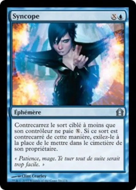Syncope, carte Magic RTR 54 — extension Retour à Ravnica