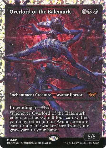 Overlord of the Balemurk, Magic card DSK 401 — Duskmourn: House of Horror set