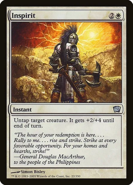 Inspirit, Magic card 9ED 22★ — Ninth Edition set