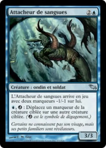 Attacheur de sangsues, carte Magic SHM 43 — extension Sombrelande