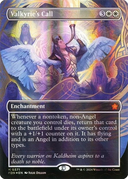 Valkyrie's Call, Magic card FDN 371 — Foundations set