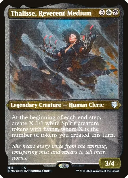Thalisse, Reverent Medium, Magic card CMR 611 — Commander Legends set
