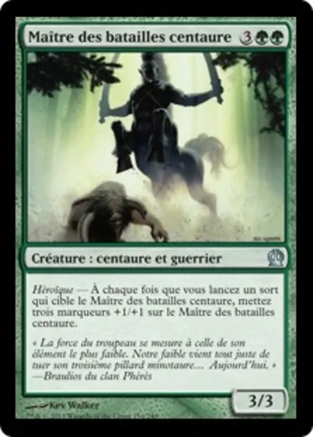Maître des batailles centaure, carte Magic THS 154 — extension Theros