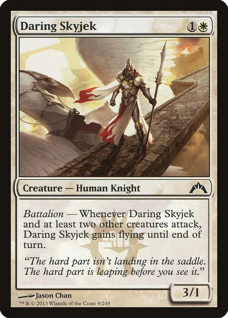 Daring Skyjek, Magic card GTC 9 — Gatecrash set