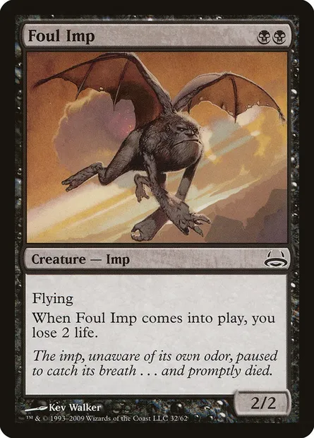 Foul Imp, Magic card DDC 32 — Duel Decks: Divine vs. Demonic set