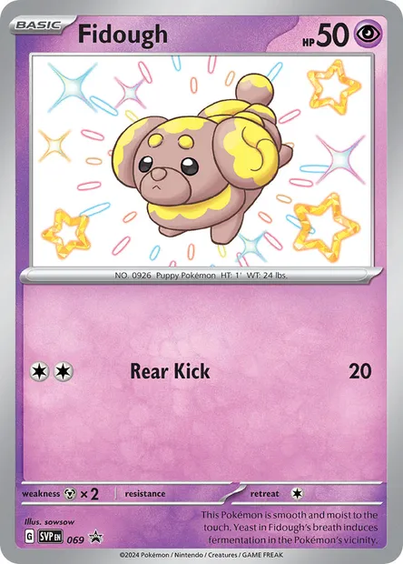 Fidough, Pokémon card PR-SV 069 — SVP Black Star Promos set