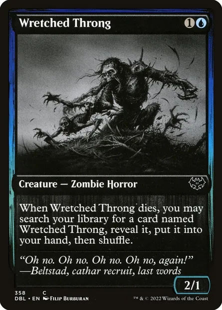 Wretched Throng, Magic card DBL 358 — Innistrad: Double Feature set