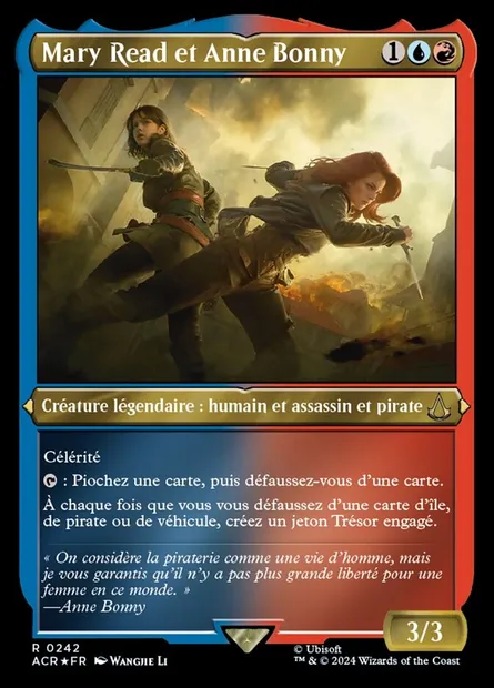 Mary Read et Anne Bonny, carte Magic ACR 242 — extension Assassin's Creed