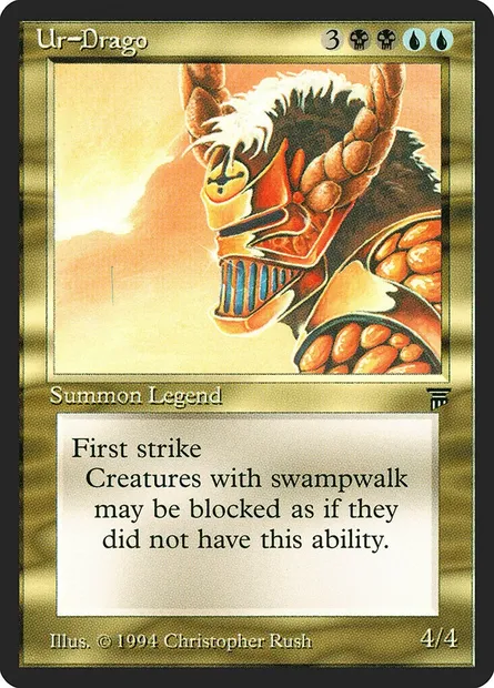 Ur-Drago, carte Magic LEG 268 — extension Legends