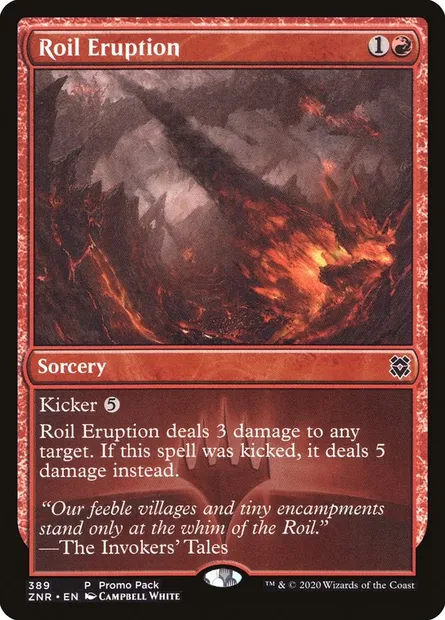 Roil Eruption, Magic card ZNR 389 — Zendikar Rising set