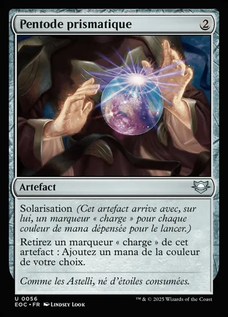 Pentode prismatique, carte Magic EOC 56 — extension Edge of Eternities Commander