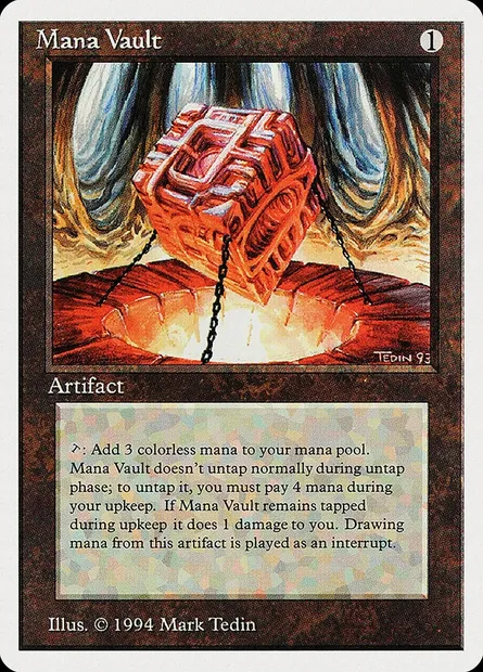 Mana Vault, Magic card SUM 263 — Summer Magic / Edgar set