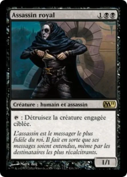 Assassin royal, carte Magic M11 116 — extension Magic 2011