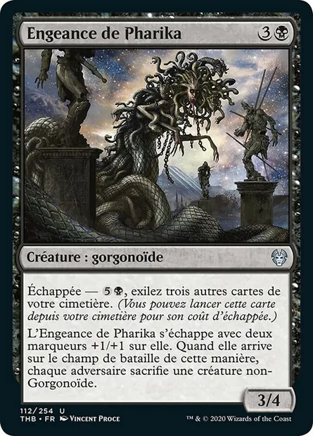 Engeance de Pharika, carte Magic THB 112 — extension Theros Beyond Death