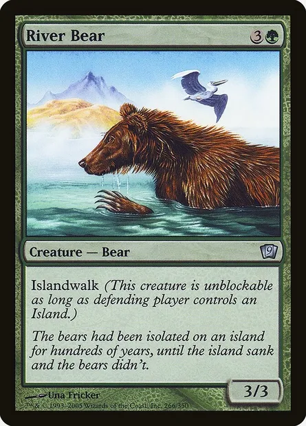 River Bear, Magic card 9ED 266★ — Ninth Edition set