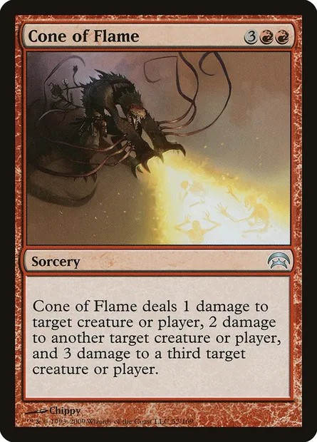Cone of Flame, Magic card HOP 52 — Planechase set