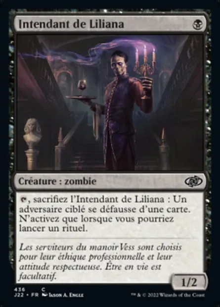 Intendant de Liliana, carte Magic J22 436 — extension Jumpstart 2022