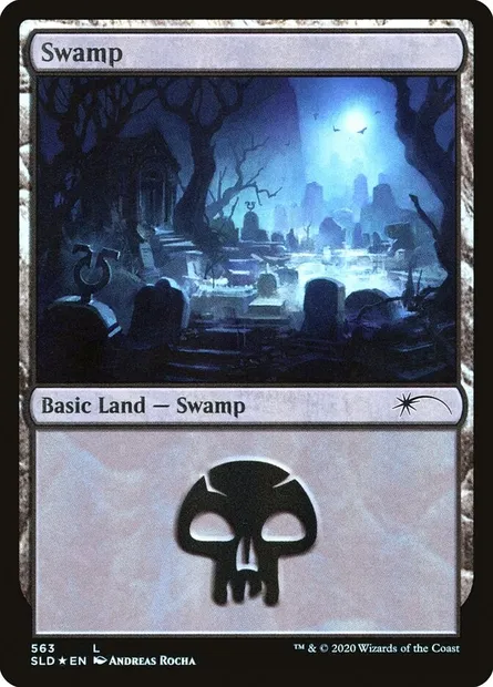 Swamp, Magic card SLD 563 — Secret Lair Drop set