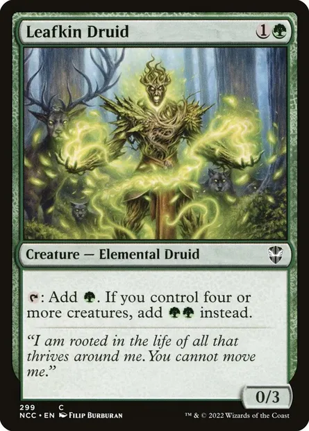 Leafkin Druid, Magic card NCC 299 — New Capenna Commander set