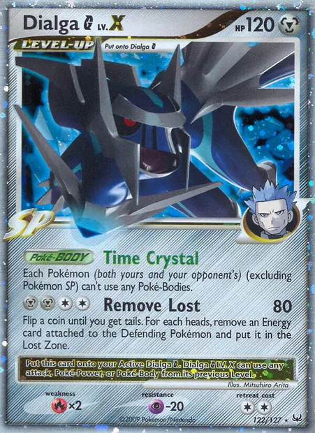 Dialga G LV.X, Pokémon card PL 122 — Platinum set