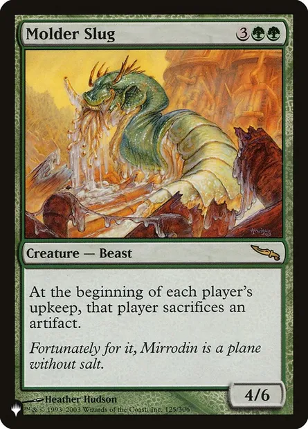 Molder Slug, Magic card PLST MRD-125 — The List set