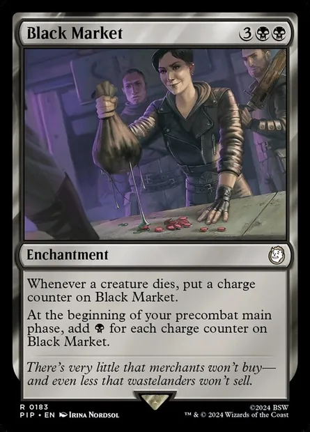 Black Market, Magic card PIP 183 — Fallout set