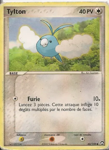 Tylton, carte Pokémon PK 66 — extension EX Gardiens du Pouvoir