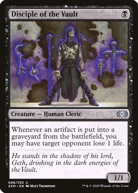 Disciple of the Vault, Magic card 2XM 86 — Double Masters set