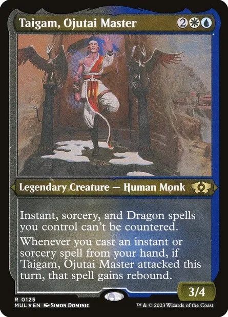 Taigam, Ojutai Master, Magic card MUL 125 — Multiverse Legends set