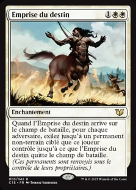 Emprise du destin, carte Magic C15 3 — extension Commander 2015