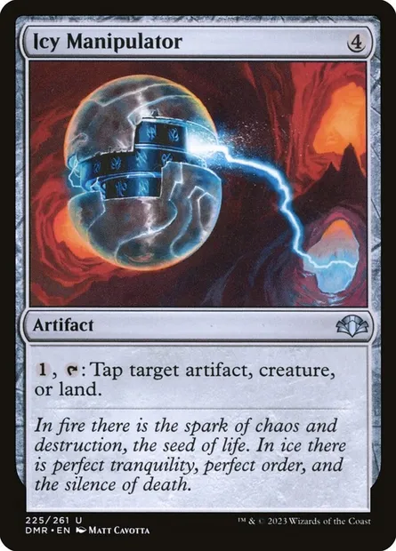 Icy Manipulator, Magic card DMR 225 — Dominaria Remastered set