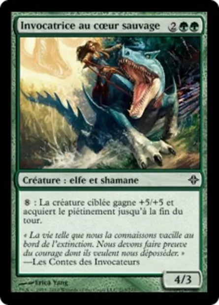 Invocatrice au cœur sauvage, carte Magic ROE 213 — extension L'ascension des Eldrazi