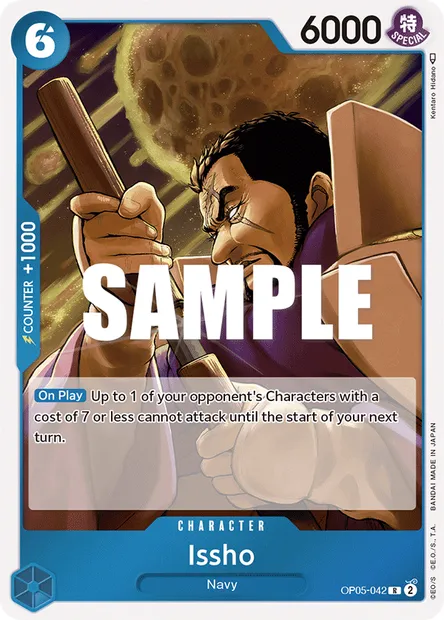 Issho, One Piece card OP05-042 — AWAKENING OF THE NEW ERA set