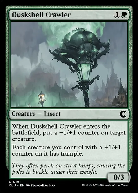 Duskshell Crawler, Magic card CLU 161 — Ravnica: Clue Edition set