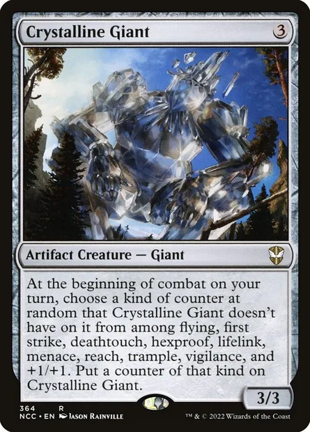 Crystalline Giant, Magic card NCC 364 — New Capenna Commander set