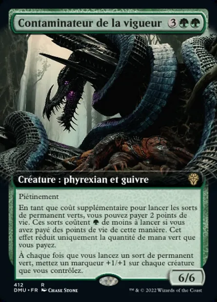 Contaminateur de la vigueur, carte Magic DMU 412 — extension Dominaria Uni