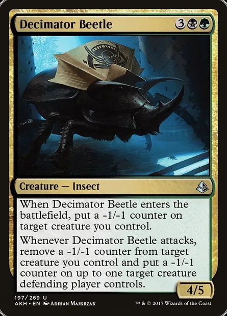 Decimator Beetle, Magic card AKH 197 — Amonkhet set