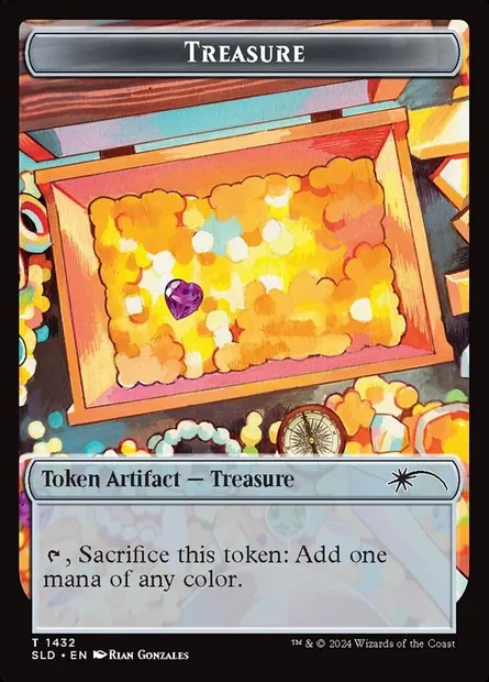 Treasure, Magic card SLD 1432 — Secret Lair Drop set