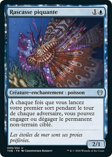 Rascasse piquante, carte Magic THB 69 — extension Theros Beyond Death
