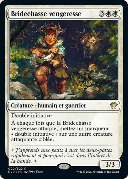 Bridechasse vengeresse, carte Magic C20 22 — extension Commander 2020