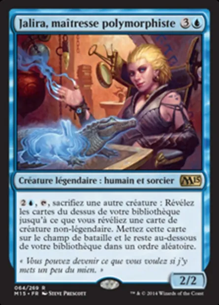 Jalira, maîtresse polymorphiste, carte Magic M15 64 — extension Magic 2015