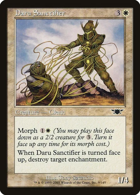 Daru Sanctifier, Magic card LGN 9 — Legions set
