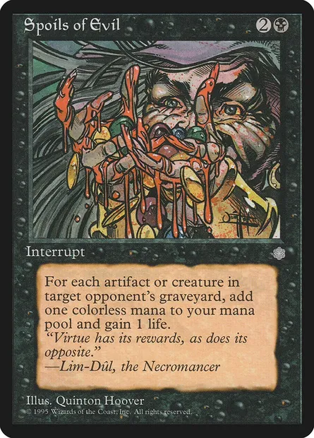 Pillage funeste, carte Magic ICE 163 — extension Ere Glaciaire